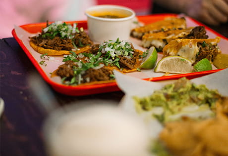 An image of some food on a tray