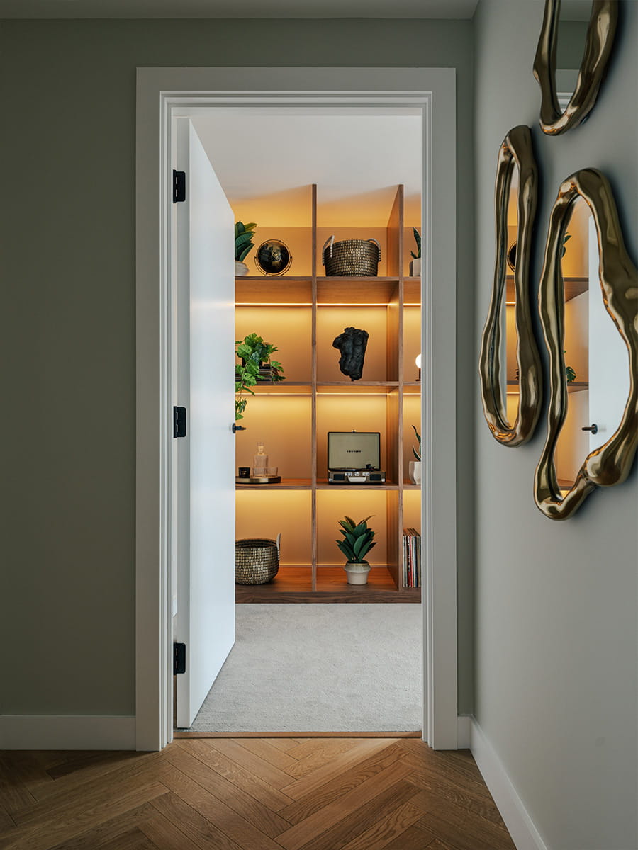 An image of the Study Door in the Crown Collection Penthouse