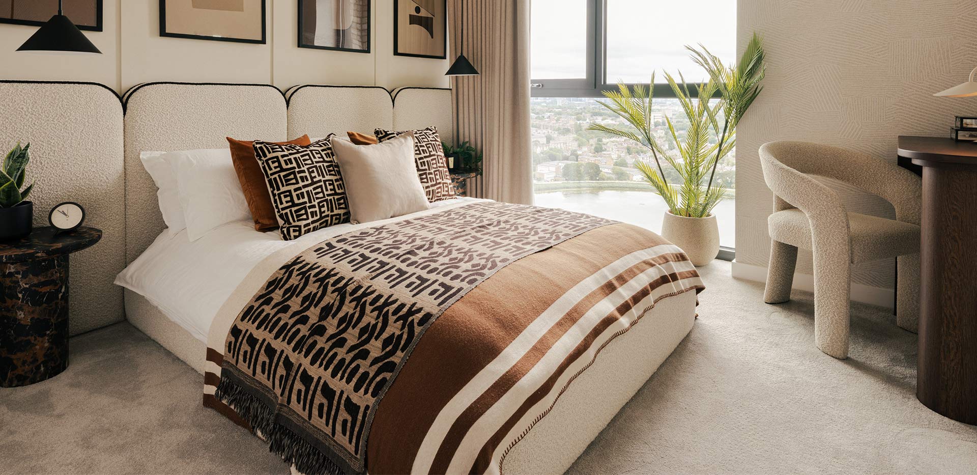 An image of the Bedroom at the Crown Collection Penthouse