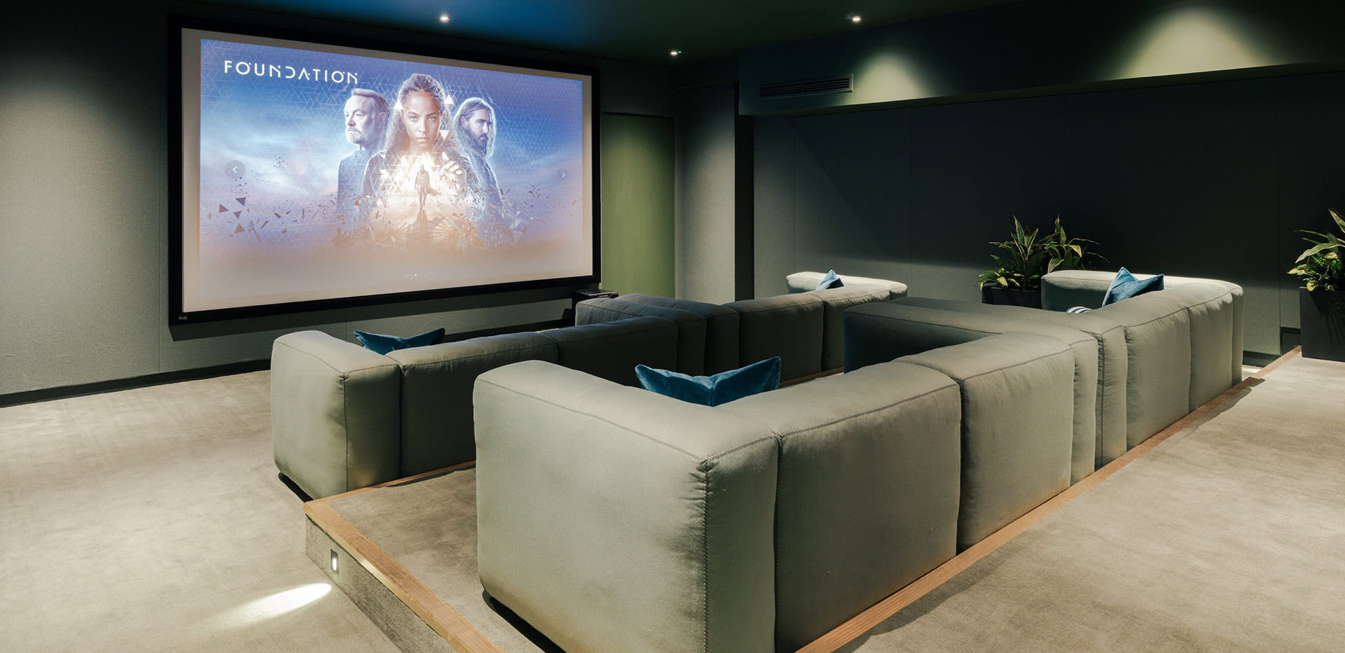 The cinema room at Woodberry Down