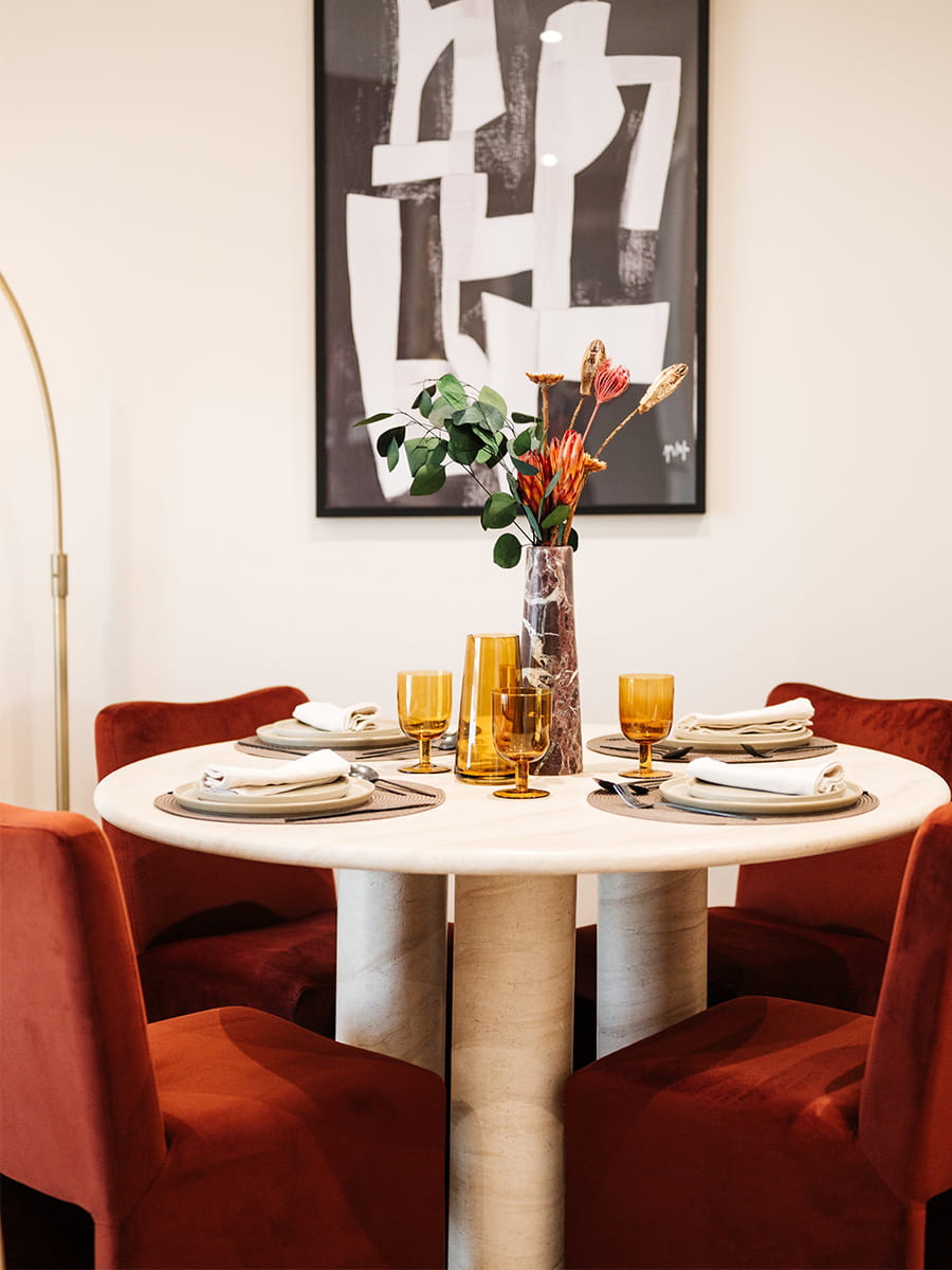 An interior Dining area image at Woodberry Down