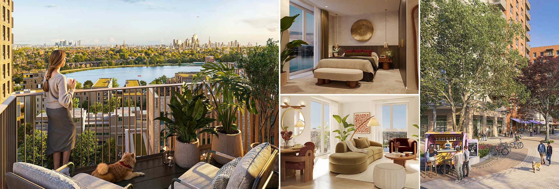 Woodberry Down internal and external images