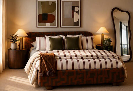 Woodberry Down, cosy and spacious bedroom with stunning city views