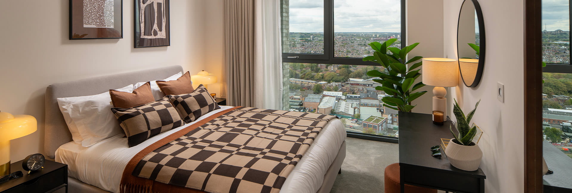 Interior image of a bedroom at Woodberry Down