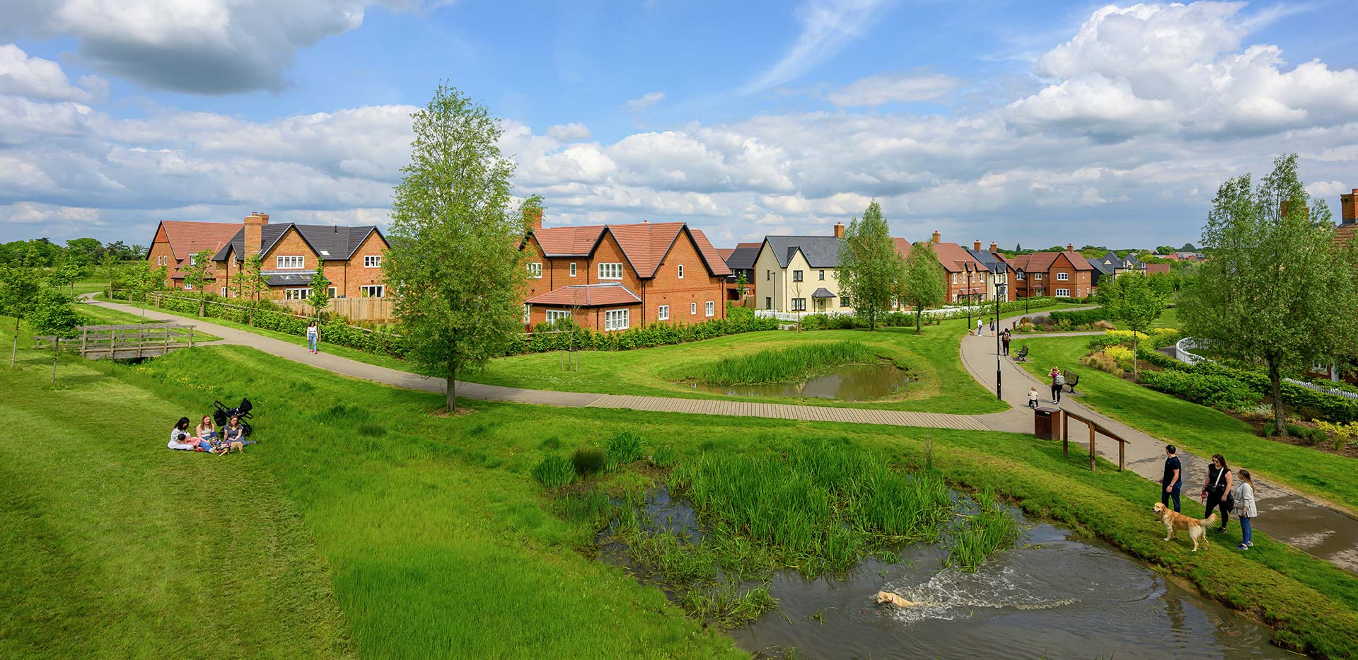 Exterior image at Woodhurst Park development