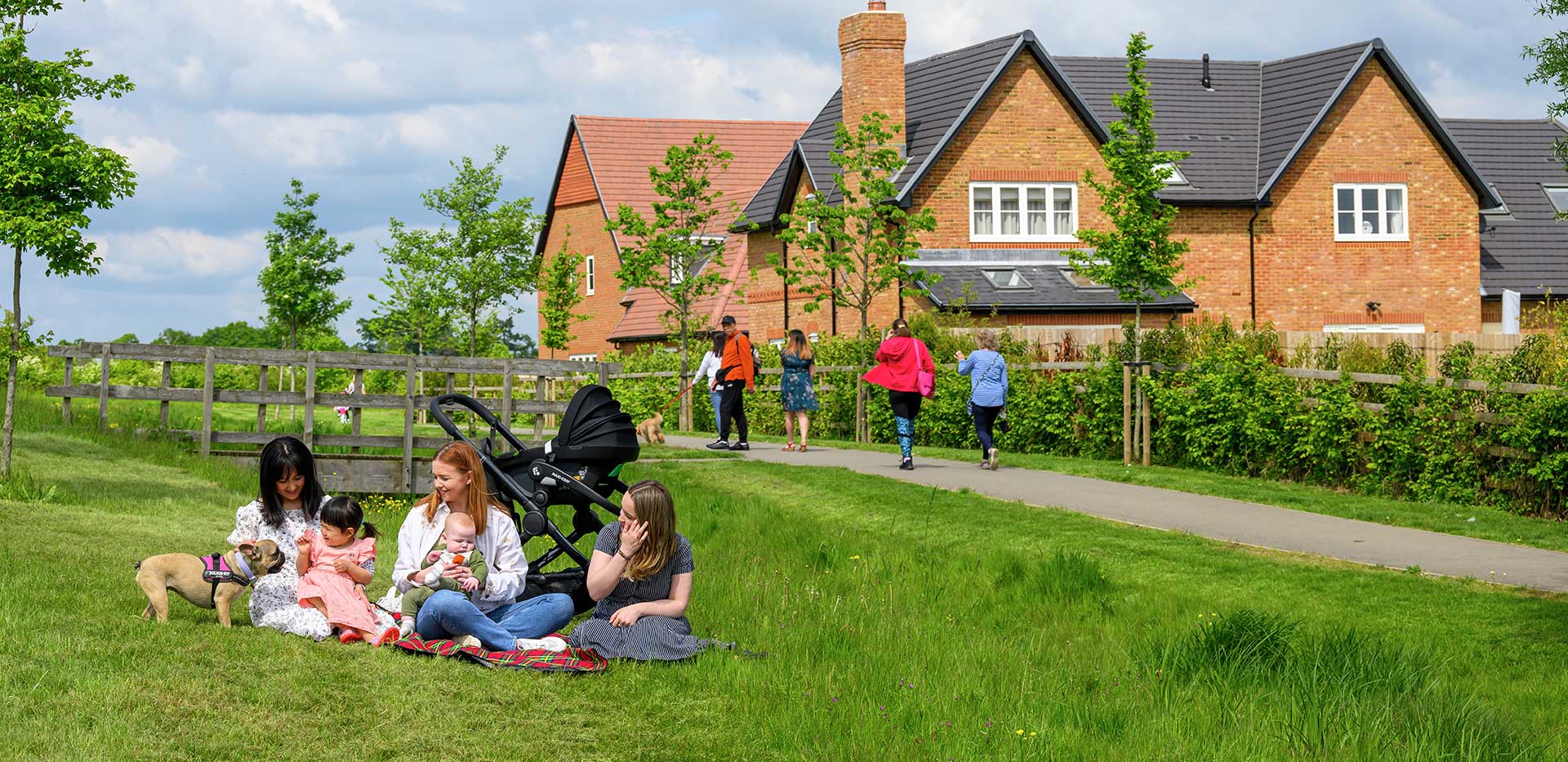 Exterior image at Woodhurst Park development
