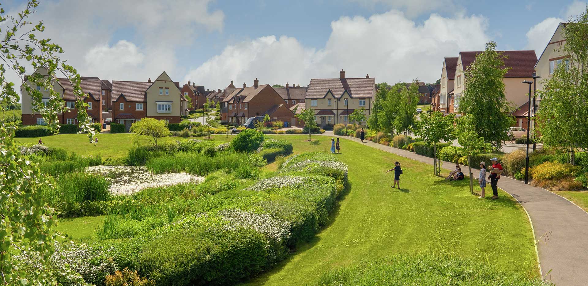 Exterior image at Woodhurst Park development