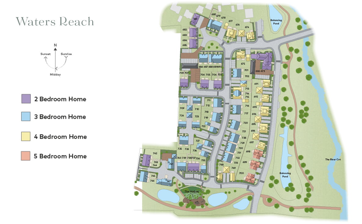 Woodhurst Park - Waters Reach Site Plan