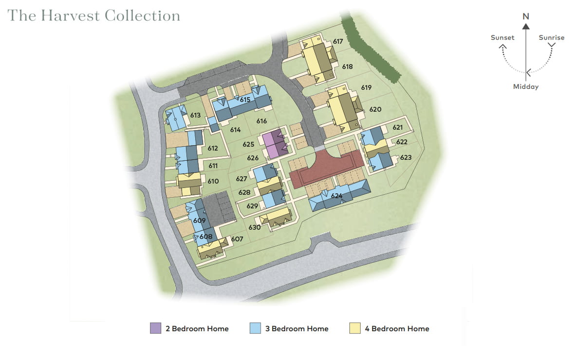 The Harvest Collection 2 site plan