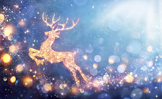 Image of a Christmas reindeer