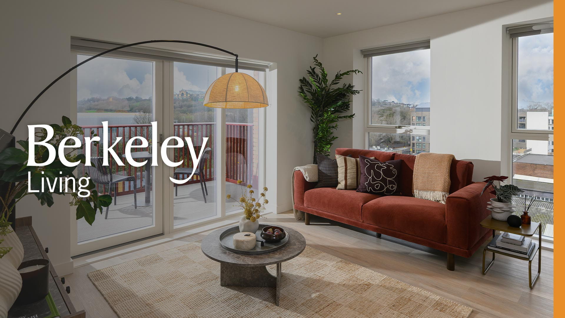 An interior living room image of a Berkeley showhome