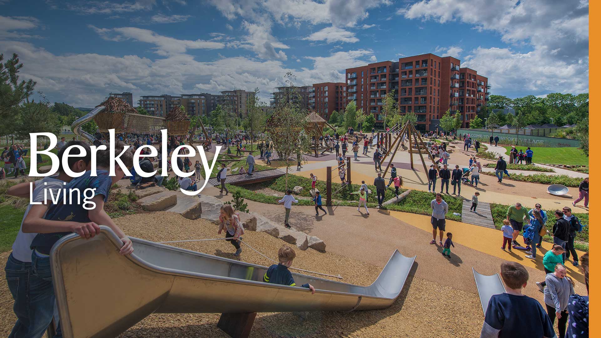 An image of Kidbrooke Village with the Berkeley Living logo overlaid