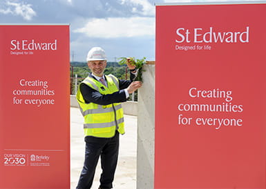 Bankside Gardens Tops Out in Time for New Station