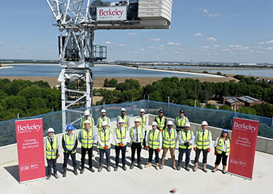 Eden Grove Tops Out In Staines-Upon-Thames