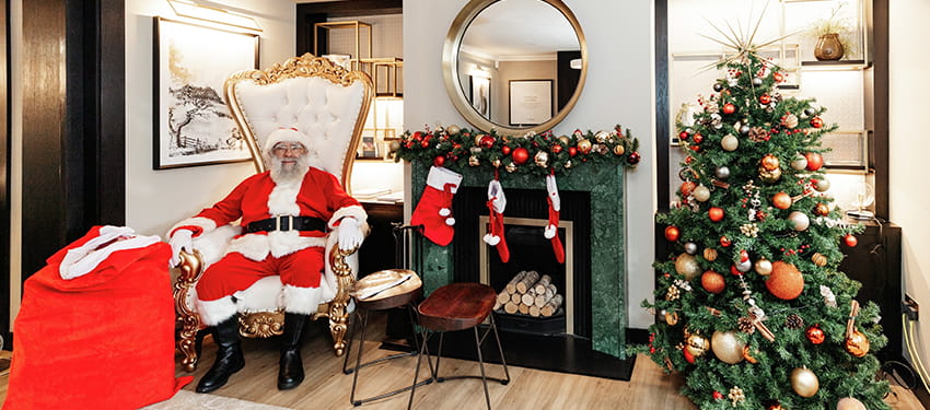 Father Christmas Brings Festive Cheer