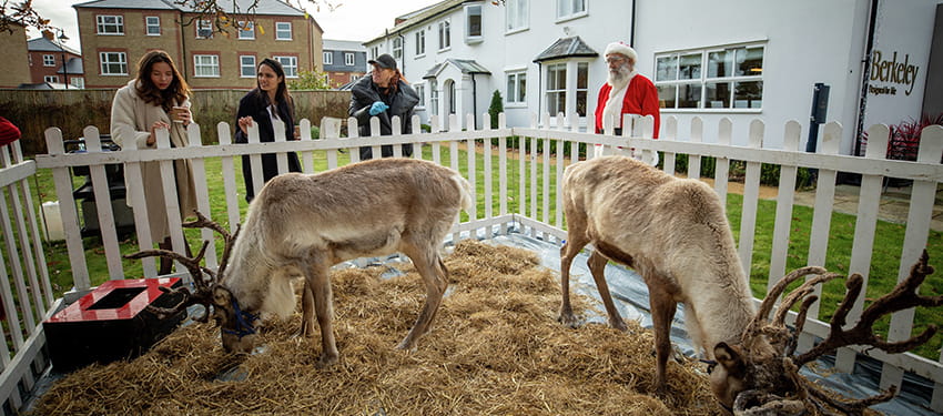 Father Christmas Brings Festive Cheer
