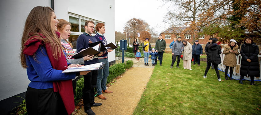 Father Christmas Brings Festive Cheer