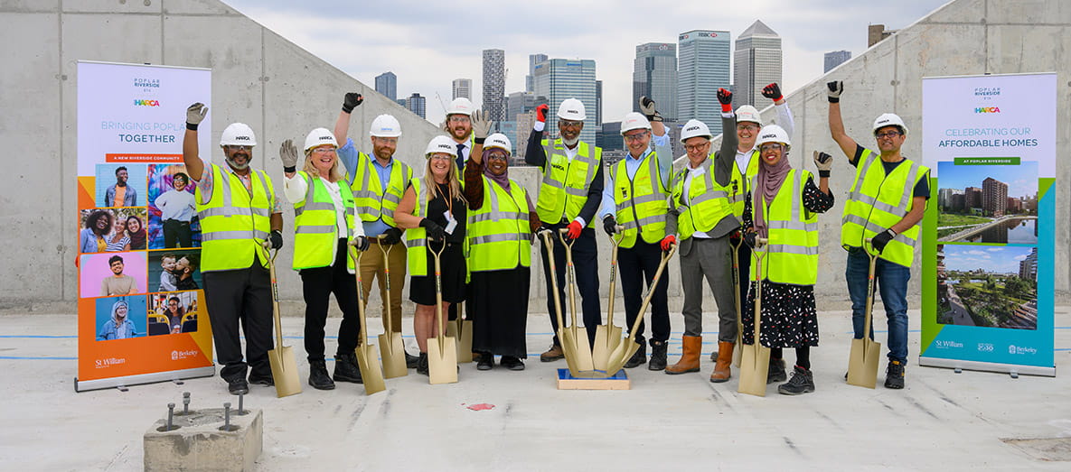 Partners Celebrate Affordable Homes Milestone for at Poplar Riverside