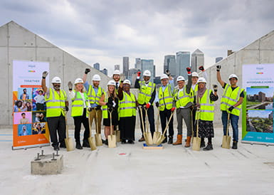 Partners Celebrate Affordable Homes Milestone at Poplar Riverside