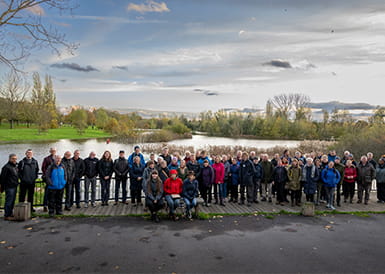 Wildlife Trusts leaders see biodiversity in action at Kidbrooke Village