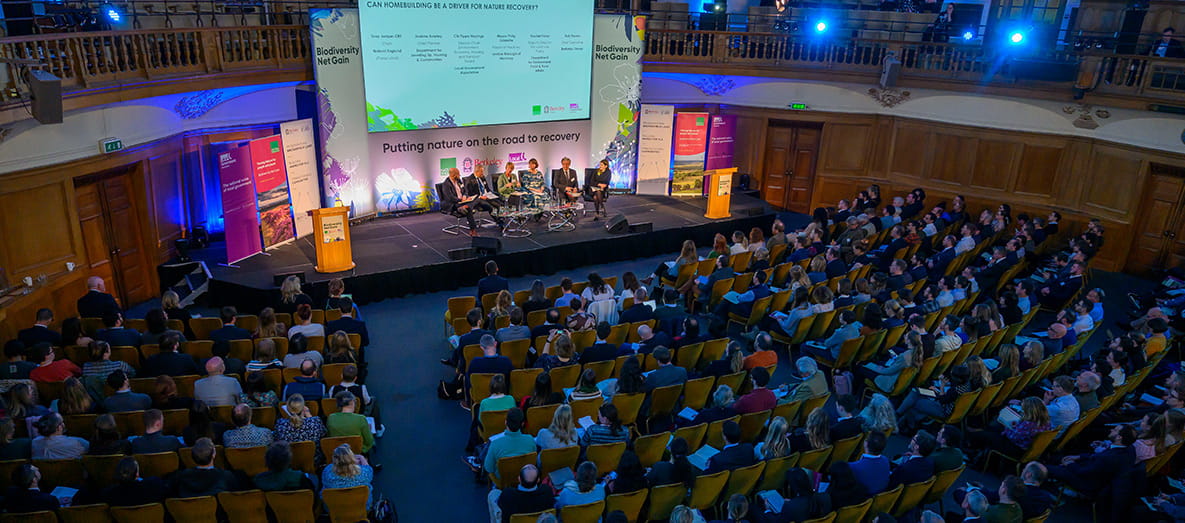 Image of Rob Perrins at the Biodiversity Net Gain Conference