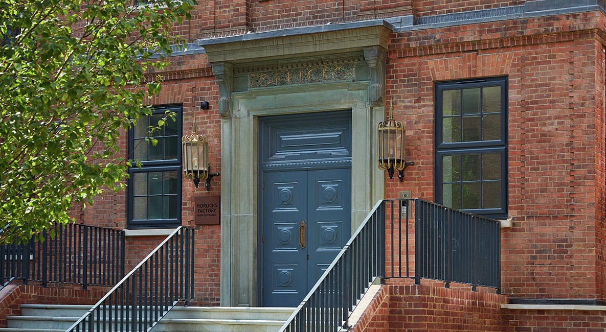 Entrance to Horlicks Quarter Residents' Area