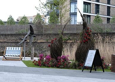 Blooming Haus and Chelsea Creek Unveil a New Floral Installation 