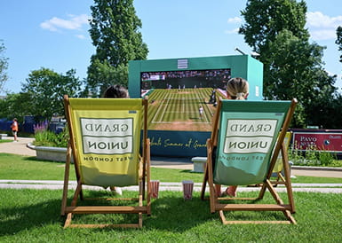Game, Set, Match: A Big Screen Has Launched at Grand Union Showing Films and The Wimbledon Championships