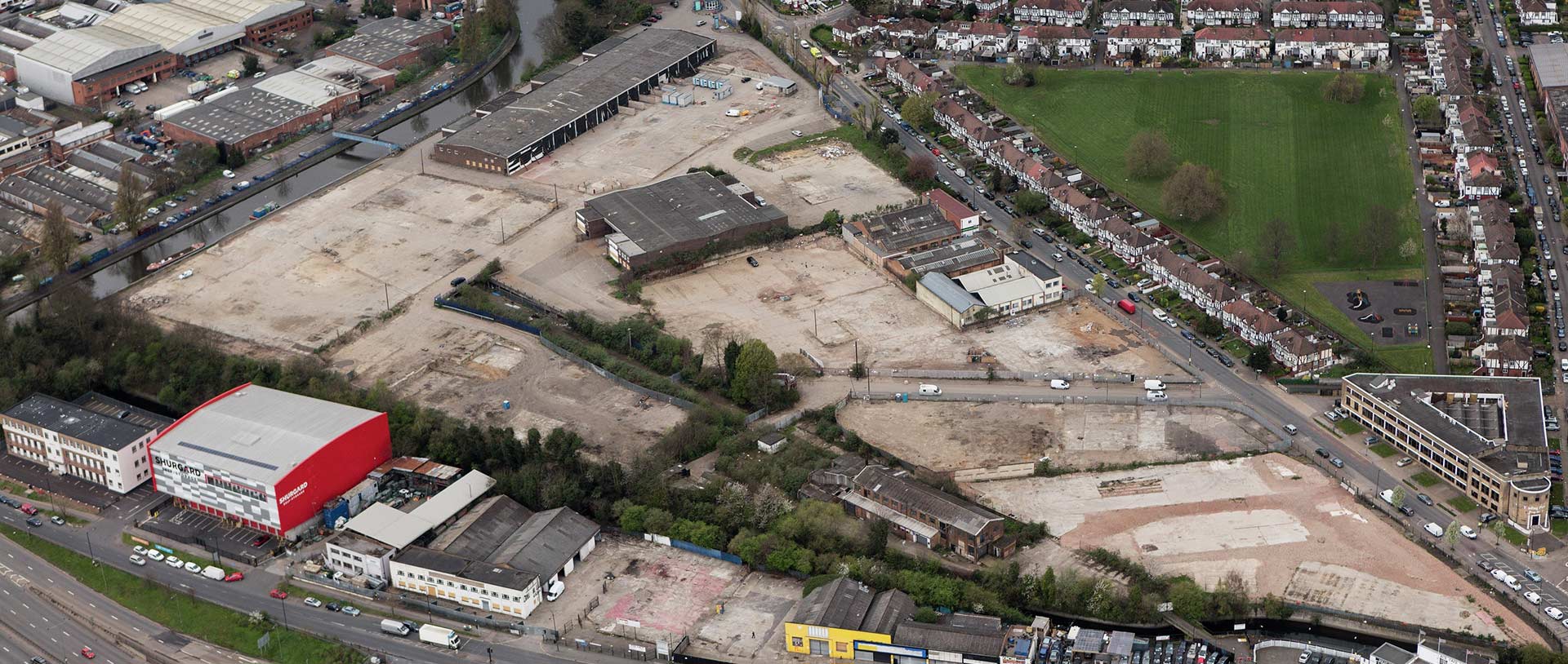 An Image of The Grand union site before regeneration started