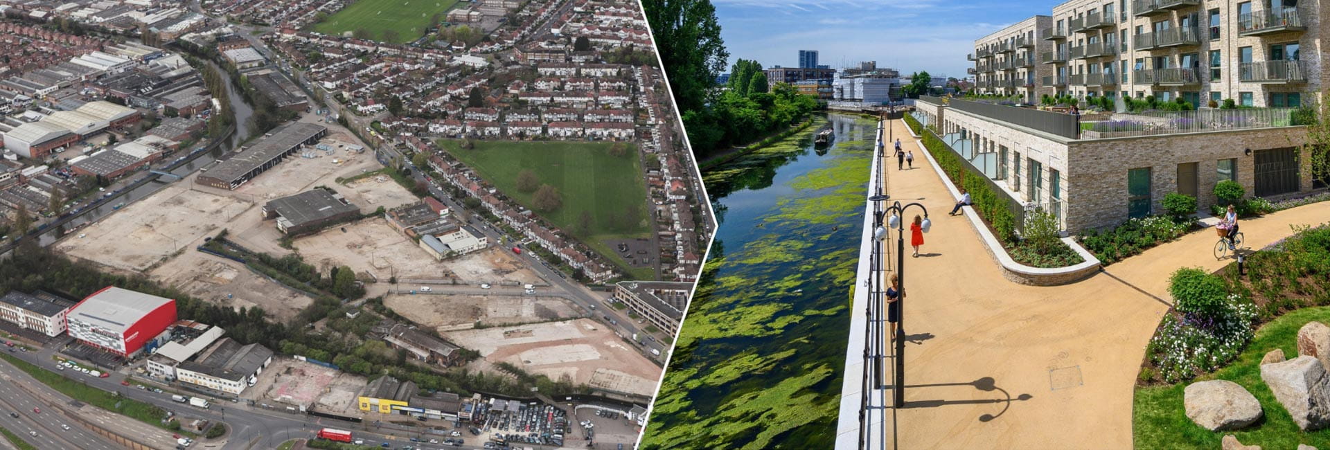 An Image showing the regeneration progress at Grand Union