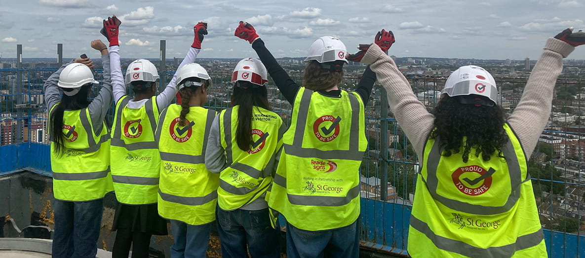 Students of Edith Neville school on a STEAM afternoon