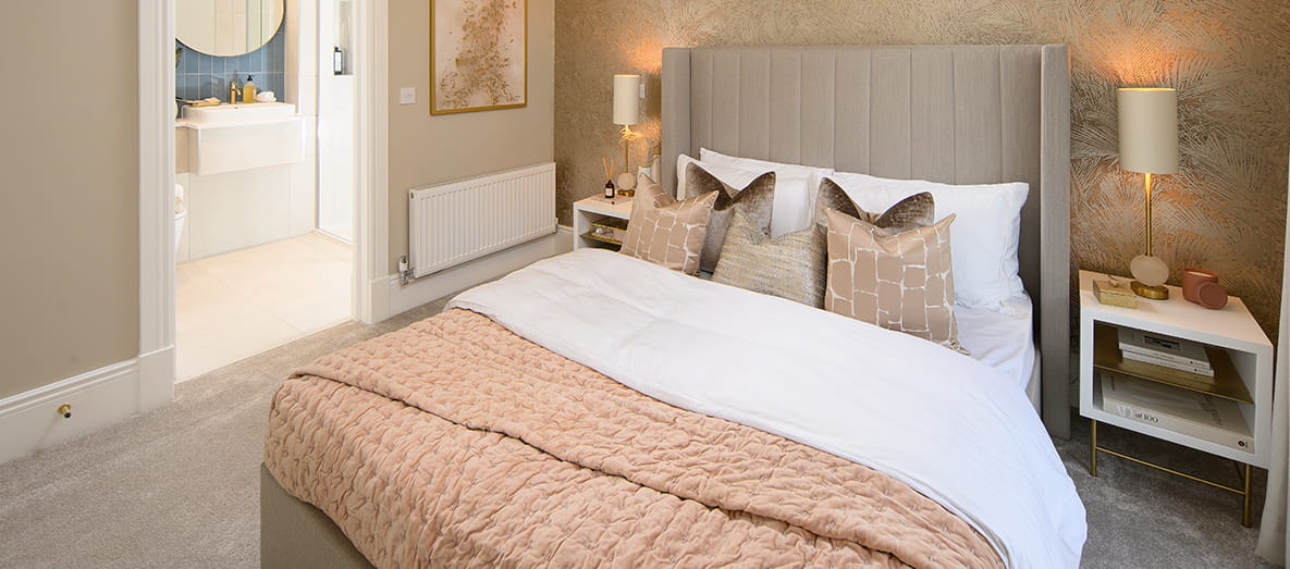 Knights Quarter plot 12 showhome bedroom