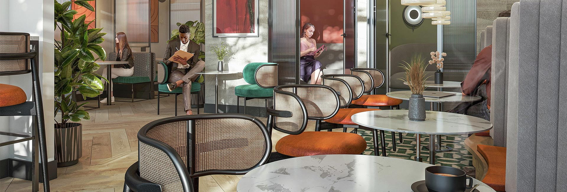 Silkstream Interior CGI of The Silk Club