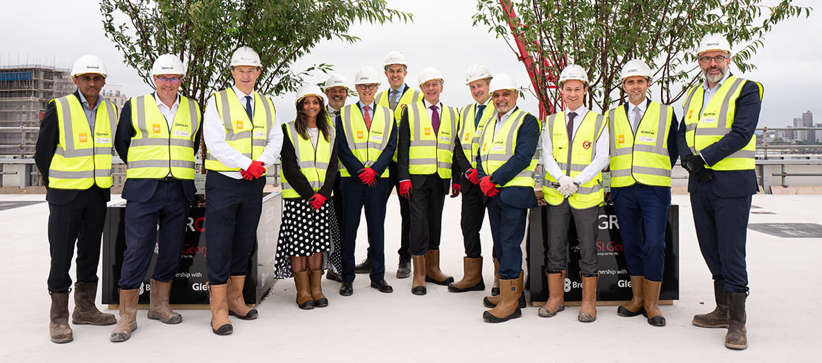 St George and Segro Celebrate Major Milestone in Delivery of Ground-Breaking Multi-Storey Industrial Development at Grand Union