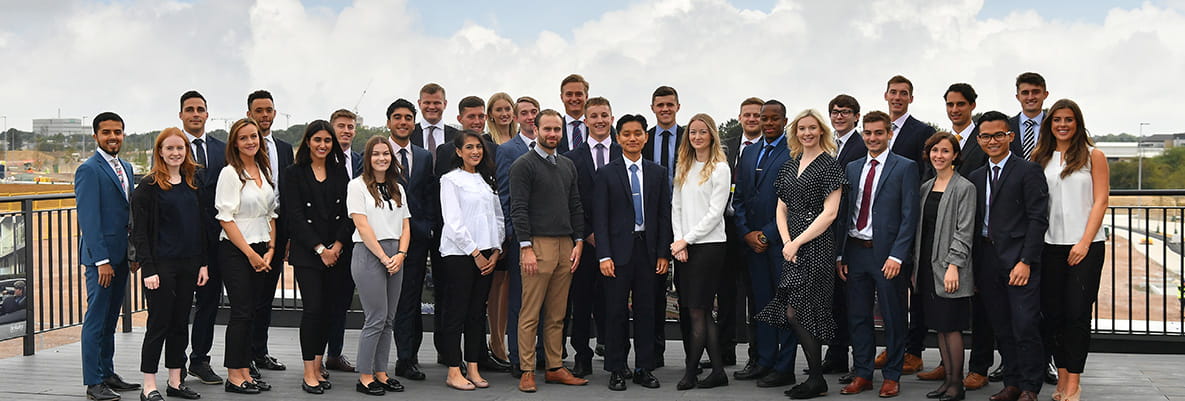 A wide snapshot of the graduates at Berkeley Group