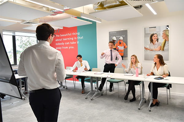 The graduates of Berkeley Group in action