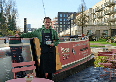 Entrepreneur Swaps Connaught Hotel for a Narrowboat as He Launches 5* Canalside Crepe Business at Grand Union
