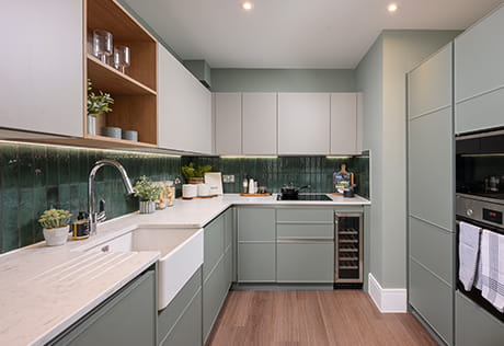 Kitchen image at the new Hareshill showhome