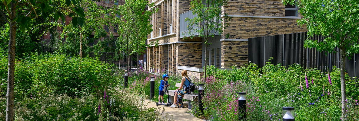 Image of a mother and her child relaxing by Alexandra Gate