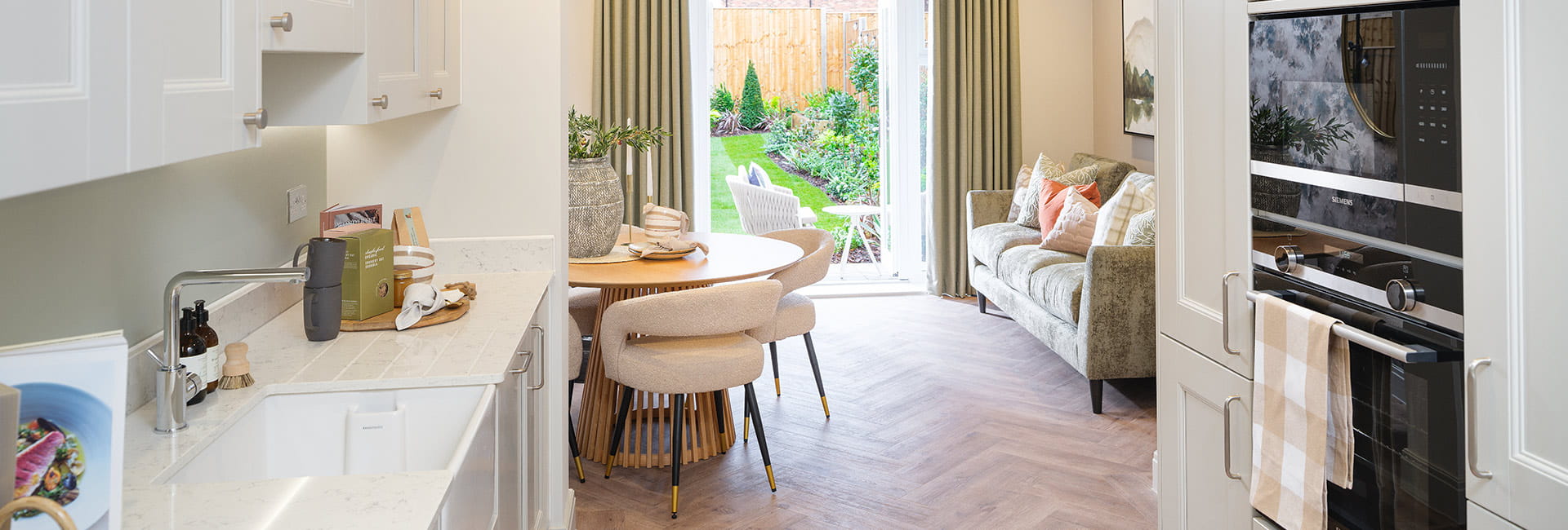 The Willow open kitchen, dining and living area