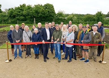 Allotment Grand Opening at Highcroft