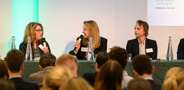 Image of Louise Clarke holding a presentation