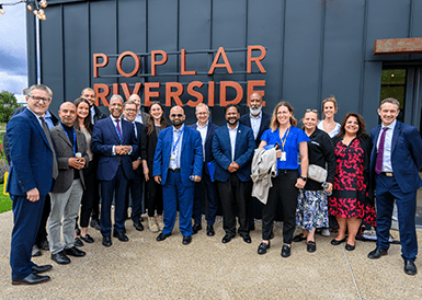 Mayor Welcomes New Affordable Homes at Poplar Riverside 