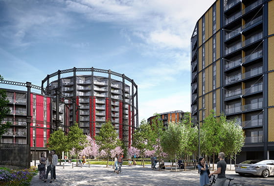 An exterior CGI of Regents View