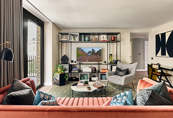 Interior image of the new Showhome launched at London Dock