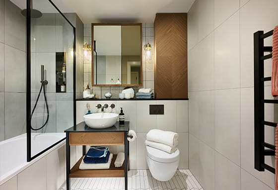 Interior image of the new Showhome launched at London Dock