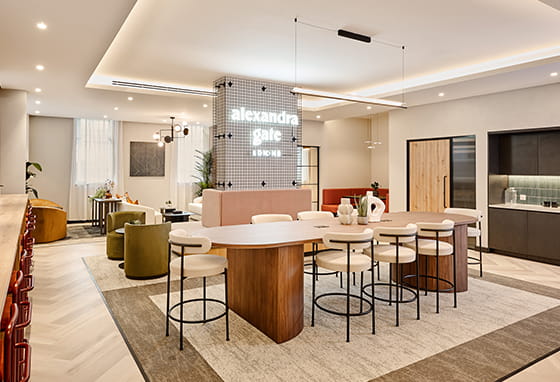 The Park Club work space at Alexandra Gate