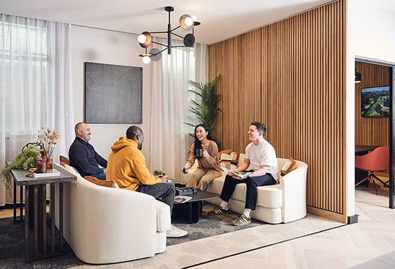 The Park Club meeting area at Alexandra Gate