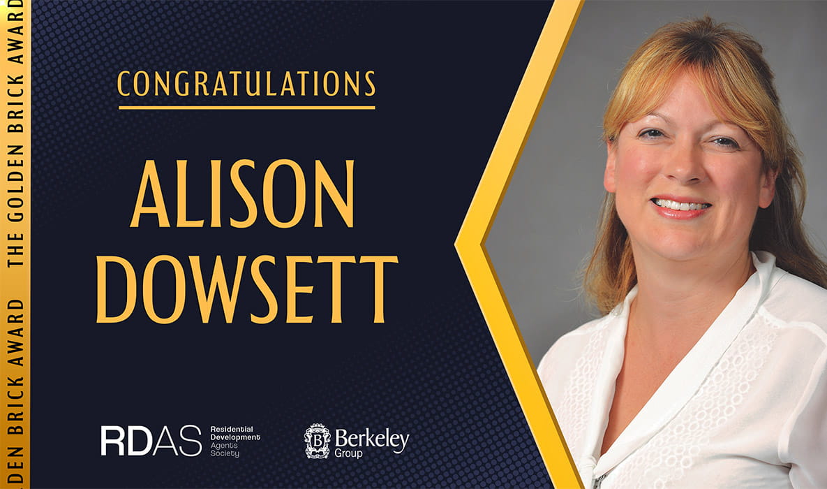 Alison Dowsett Wins The Golden Brick Award at RDAS