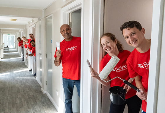 Berkeley Foundation team paint project